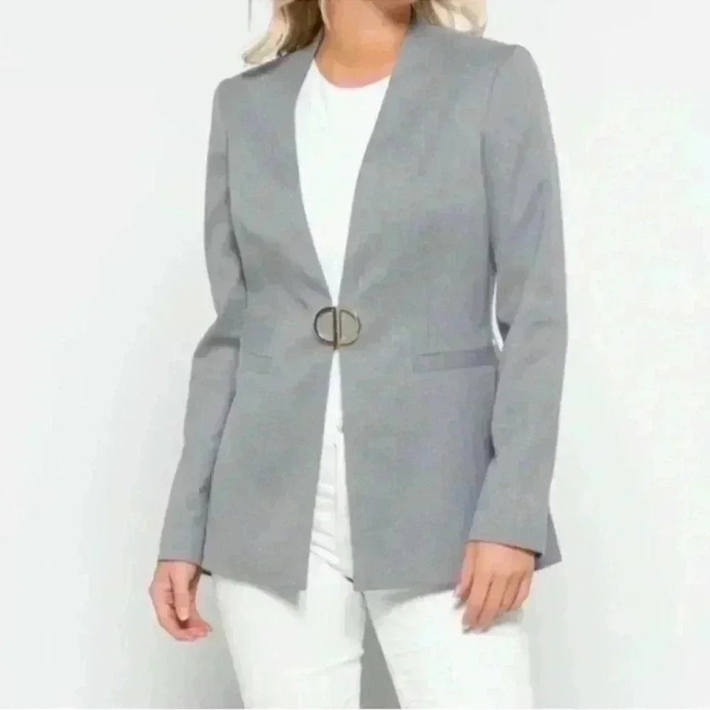 DKNY Gray Women's Blazer